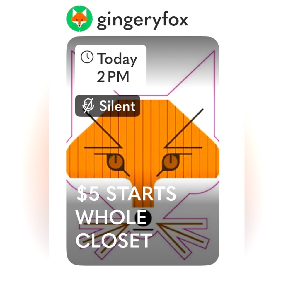 Gingeryfox Fox Design Graphic Tee